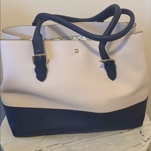 Kate Spade Navy & Cream Shoulder Bag